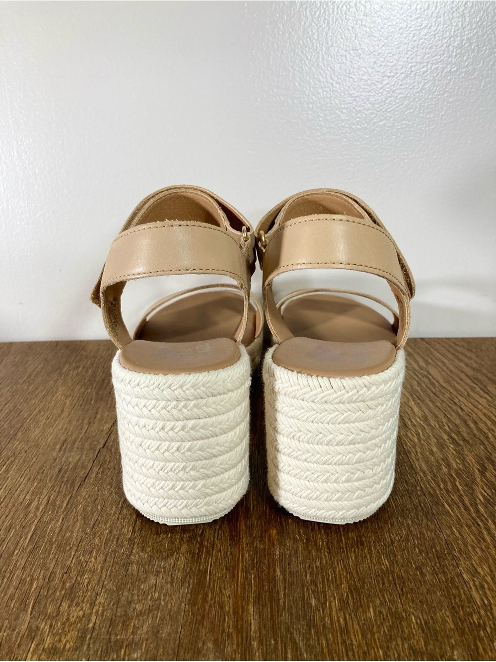 New Sorel Cameron Wedge Sandal Women’s Various Sizes Honest Beige/Chalk - Picture 4 of 7